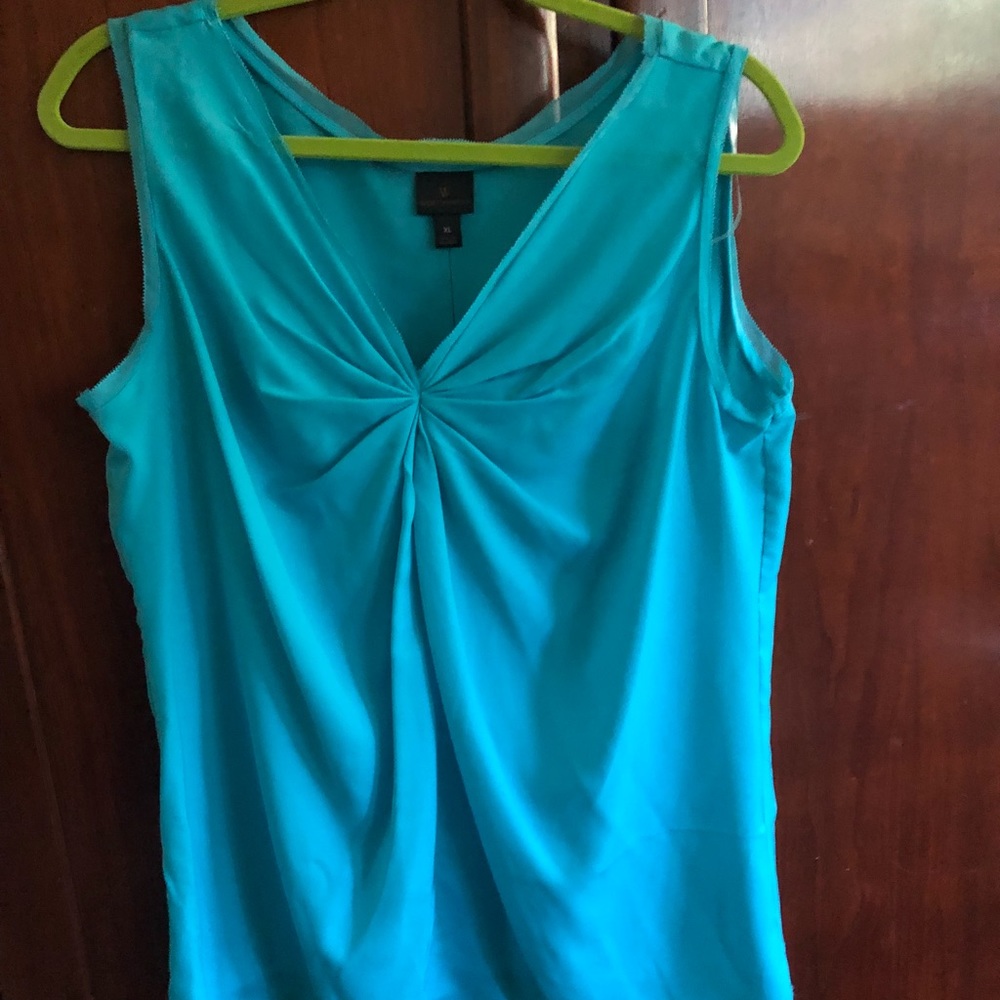 Worthington Blue Tank Sz XL NWT